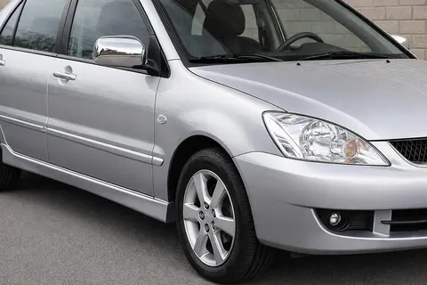 Накладки на дзеркала (2 шт) Полірована нержавіюча сталь для Mitsubishi Lancer 9 2004-2008 рр — Mitsubishi Lancer 9 2004-2008 гг. DianaParts