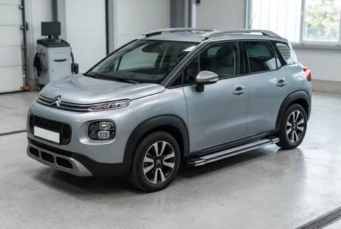 Бокові пороги Rainbow (2 шт., Алюміній) для Citroen C-3 Aircross 2017-2024 рр — Citroen C-3 Aircross 2017-2024 гг. DianaParts