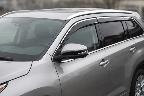 Вітровики з хромованим молдингом (4 шт, Niken) для Toyota Highlander 2013-2019 рр — Toyota Highlander 2013-2019 гг. DianaParts