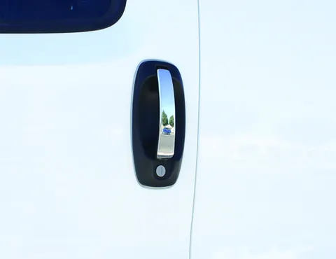Накладки на ручки (4 шт., нерж.) OmsaLine - Італійська нержавійка для Opel Combo 2012-2018 рр — Opel Combo 2012-2018 гг. DianaParts