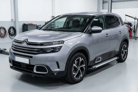Бокові пороги Line (2 шт, алюміній) для Citroen C5 Aircross 2017-2025 рр — Citroen C5 Aircross 2017-2025 гг. DianaParts