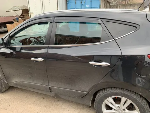 Нижня окантовка вікон (6 шт, нерж.) OmsaLine - Італійська нержавійка для Hyundai IX-35 2010-2015 рр — Hyundai IX-35 2010-2015 гг. DianaParts