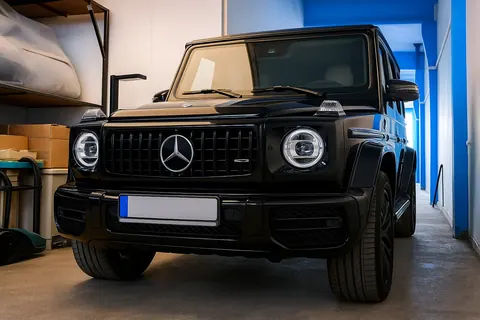 Передня решітка (GT Panamericana, без хрому) Повністю чорна для Mercedes G сlass W463 1990-2018 рр — Mercedes G сlass W463 1990-2018 гг. DianaParts