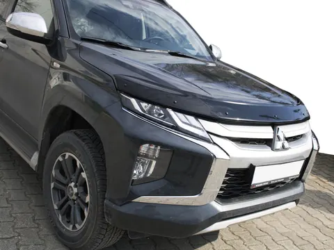 Дефлектор капота (2019-2026, EuroCap) для Mitsubishi L200 рр — Mitsubishi L200 2015-2024 гг. DianaParts