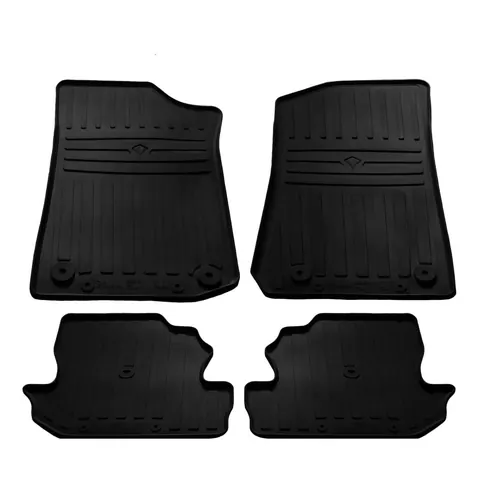 Гумові килимки (4 шт, Stingray Premium) Для 3 дверного для Jeep Wrangler 2018- рр — Jeep Wrangler 2018- гг. DianaParts