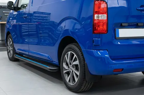 Бокові пороги Maya Blue (2 шт., алюміній) XL – Довга база для Peugeot Expert 2017- рр — Peugeot Expert 2017- гг. DianaParts