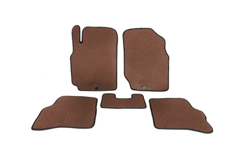 Килимки EVA (Коричневий) для Nissan Almera B10 Classic 2006-2012 рр — Nissan Almera B10 Classic 2006-2012 гг. DianaParts