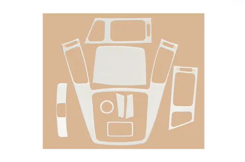 Накладки на панель Small Алюміній для Hyundai I-30 2007-2011 рр — Hyundai I-30 2007-2011 гг. DianaParts