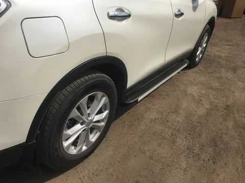 Бокові пороги Maya V1 (2 шт, алюміній) для Nissan X-trail T32/Rogue 2014-2021 рр — Nissan X-trail T32/Rogue 2014-2021 гг. DianaParts