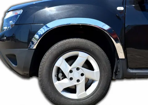 Накладки на арки (4 шт, нержавіюча сталь) для Renault Duster 2008-2017 рр — Renault Duster 2008-2017 гг. DianaParts