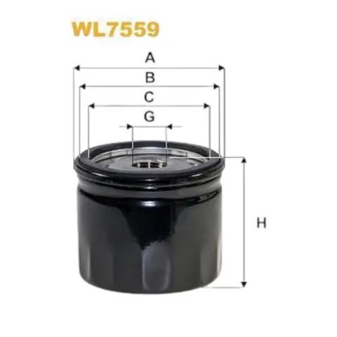 Фільтр масляний Ford Focus IV 1.4-1.6 16v 04- WIX FILTERS