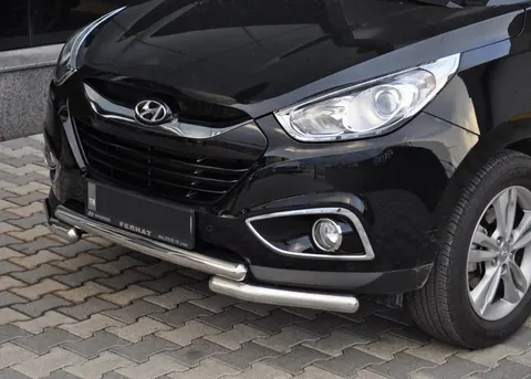 Передня дуга ST014-1 (нерж.) для Hyundai IX-35 2010-2015 рр — Hyundai IX-35 2010-2015 гг. DianaParts