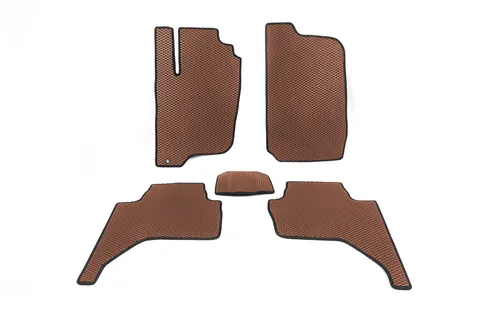 Килимки EVA (Коричневий) для Mitsubishi L200 2006-2015 рр — Mitsubishi L200 2006-2015 гг. DianaParts