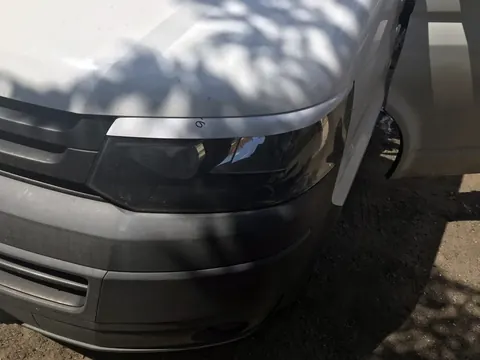 Вії для фар (2 шт, під фарбування) для Volkswagen T5 2010-2015 рр — Volkswagen T5 2010-2015 гг. DianaParts