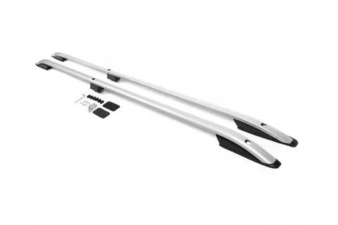 Рейлінги Skyport (2 шт, сірий мат) Коротка база для Ford Custom 2013-2022 рр — Ford Custom 2013-2022 гг. DianaParts