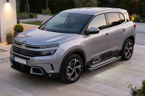 Бокові пороги Rainbow (2 шт., алюміній) для Citroen C5 Aircross 2017-2025 рр — Citroen C5 Aircross 2017-2025 гг. DianaParts