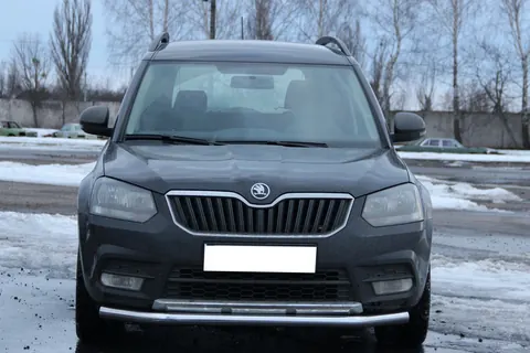 Передній захист ST008 (нерж) для Skoda Yeti 2009-2017 рр — Skoda Yeti 2009-2017 гг. DianaParts