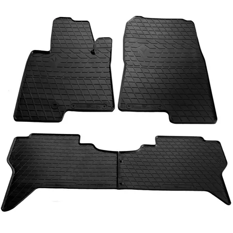 Гумові килимки (4 шт, Stingray Premium) для Mitsubishi Pajero Wagon III 1999-2006 рр — Mitsubishi Pajero Wagon III 1999-2006 гг. DianaParts