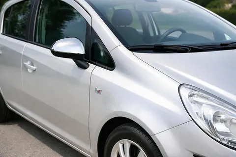 Накладки на дзеркала (2 шт., нерж) для Opel Corsa D 2007-2014 рр — Opel Corsa D 2007-2014 гг. DianaParts
