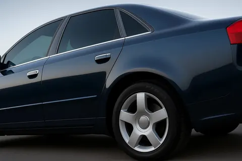 Нижні молдинги скла (6 шт., нерж) для Ауди A4 B7 2004-2008 рр — Audi A4 B7 2004-2008 гг. DianaParts