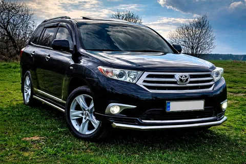 Бічні труби (2 шт., нерж) для Toyota Highlander 2008-2013 рр — Toyota Highlander 2008-2013 гг. DianaParts