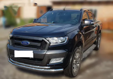 Передній захист ST014 (нерж.) d60/42 для Ford Ranger 2011-2022 рр — Ford Ranger 2011–2022 гг. DianaParts