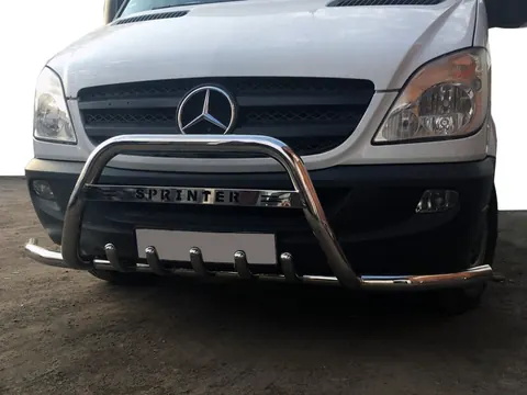 Кенгурятник WT003-Plus (нерж.) для Mercedes Sprinter W906 2006-2018 рр — Mercedes Sprinter W906 2006–2018 гг. DianaParts