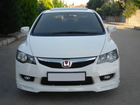 Накладка на передній бампер 2009-2011 (під фарбування) для Honda Civic Sedan VIII рр — Honda Civic Sedan VIII 2006-2011 гг. DianaParts