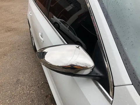 Накладки на дзеркала (2 шт., нерж) OmsaLine - Італійська нержавійка для Volkswagen Passat СС 2008-2017 рр — Volkswagen Passat СС 2008-2017 гг. DianaParts