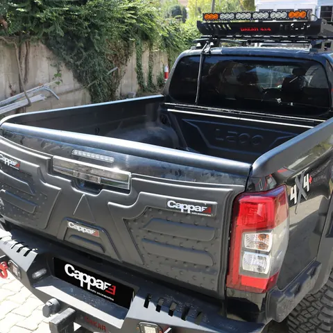 Накладка на кант борту (3 шт.) для Mitsubishi L200 2015-2024 рр — Mitsubishi L200 2015-2024 гг. DianaParts