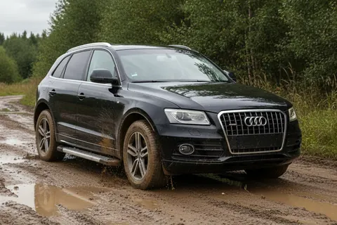 Бокові пороги New Vision Grey (2 шт., алюміній) для Ауди Q5 2008-2017 рр — Audi Q5 2008-2017 гг. DianaParts