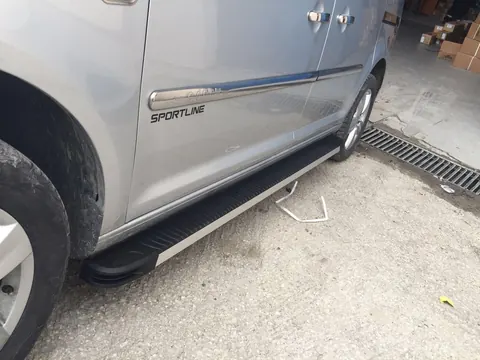 Молдинг дверний (4 шт, нерж) Стандартна база, Carmos - Турецька сталь для Volkswagen Caddy 2010-2015 рр — Volkswagen Caddy 2010-2015 гг. DianaParts