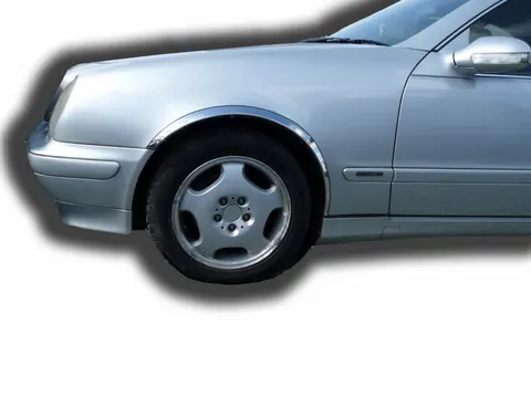 Накладки на арки (4 шт, нерж) для Mercedes CLK W208 1997-2002 рр — Mercedes CLK W208 1997-2002 гг. DianaParts