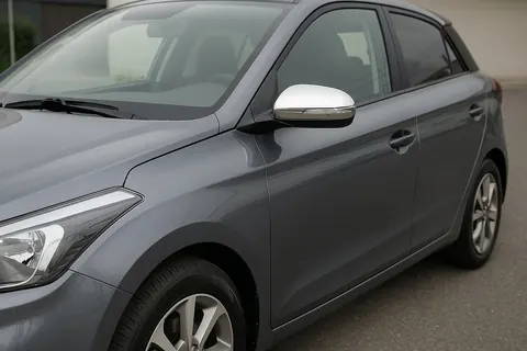 Накладки на дзеркала V2 (2 шт, нерж) для Hyundai I-20 2014-2020 рр — Hyundai I-20 2014-2020 гг. DianaParts
