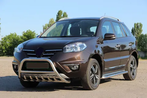 Кенгурятник WT003 (нерж.) для Renault Koleos 2008-2016 рр — Renault Koleos 2008-2016 гг. DianaParts