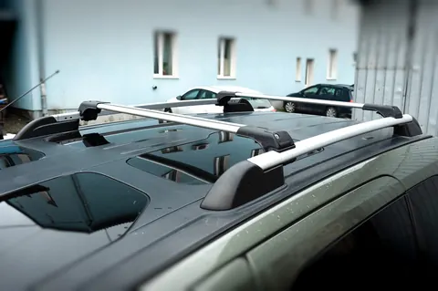 Поперечени на рейлінги під ключ Skybar V1 (2 шт) Сірий для Peugeot Partner Tepee 2008-2018 рр — Peugeot Partner Tepee 2008-2018 гг. DianaParts