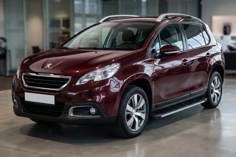 Бокові пороги Maya V1 (2 шт., алюміній) для Peugeot 2008 2013-2019 рр — Peugeot 2008 2013-2019 гг. DianaParts