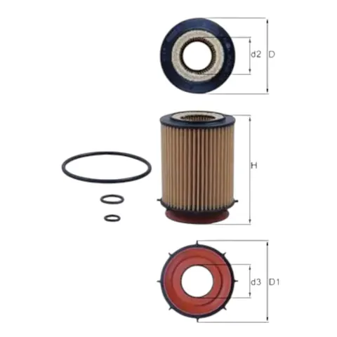 Фільтр масляний Mercedes-Benz E-class (W212, A207), C-class (W204, W205) 2.0i 11- MAHLE