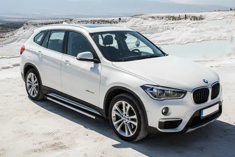 Бокові пороги Maya V1 (2 шт., Алюміній) для BMW X1 F48 2015-2022 рр — BMW X1 F48 2015-2022 гг. DianaParts