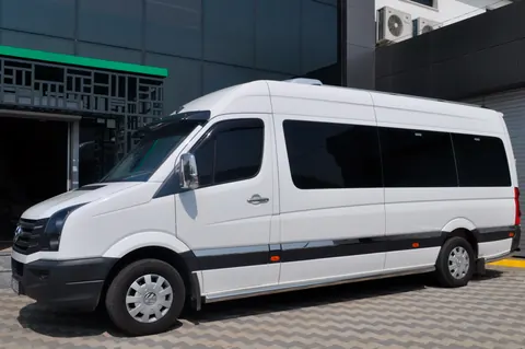 Бічні труби (2 шт., нерж) d60, середня база для Volkswagen Crafter 2006-2016 рр — Volkswagen Crafter 2006-2016 гг. DianaParts