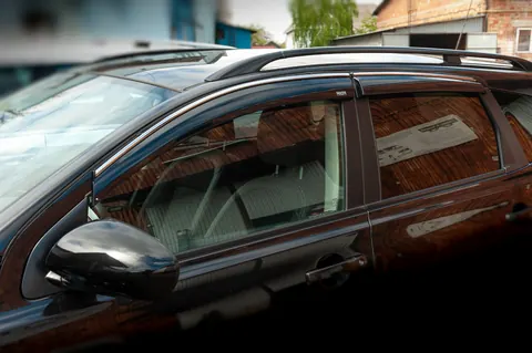 Вітровики з хромованим молдингом (4 шт, Niken) для Nissan Qashqai 2007-2010 рр — Nissan Qashqai 2007-2010 гг. DianaParts