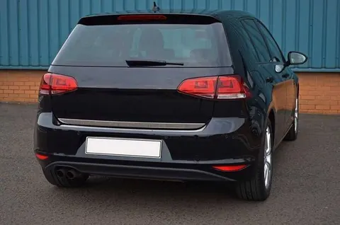 Кромка багажника HB (нерж) OmsaLine - Італійська нержавійка для Volkswagen Golf 7/E-Golf 2012-2020 рр — Volkswagen Golf 7/E-Golf 2012-2020 гг. DianaParts