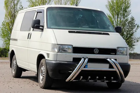 Кенгурятник Kelebek WT011 (нерж) для Volkswagen T4 Caravelle/Multivan 1990-2003 рр — Volkswagen T4 Caravelle/Multivan 1990–2003 гг. DianaParts
