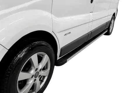 Бокові пороги Maya (2 шт., алюміній) Коротка база для Renault Trafic 2001-2015 рр — Renault Trafic 2001–2015 гг. DianaParts