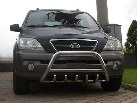 Кенгурятник WT003 (нерж.) для Kia Sorento I BL 2002-2009 рр — Kia Sorento I BL 2002-2009 гг. DianaParts
