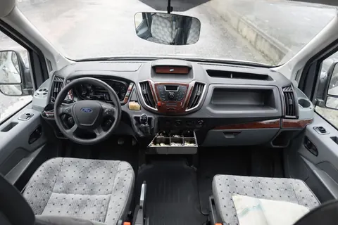 Накладки на панель V2 Дерево для Ford Transit 2014- рр — Ford Transit 2014- гг. DianaParts