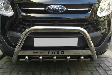 Кенгурятник WT004 (нерж.) 60 мм для Ford Custom 2013-2022 рр — Ford Custom 2013-2022 гг. DianaParts