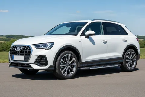 Бокові пороги Bosphore Grey (2 шт., Алюміній) для Ауди Q3 2019- рр — Audi Q3 2019- гг. DianaParts
