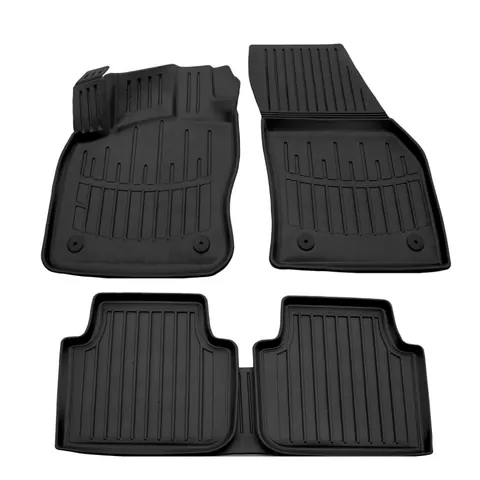 Килимки Stingray 3D (5 шт, поліуретан) для Skoda Kodiaq 2016-2023 рр — Skoda Kodiaq 2016-2023 гг. DianaParts
