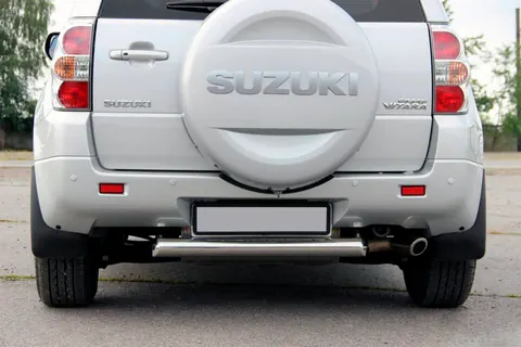 Задній захист AK002 (нерж) для Suzuki Grand Vitara 2005-2017 рр — Suzuki Grand Vitara 2005-2017 гг. DianaParts